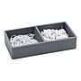 Poppin Softie This + That 2-Compartment Silicone Tray, Dark Gray (103077)~#|#~sp59055740_sc7