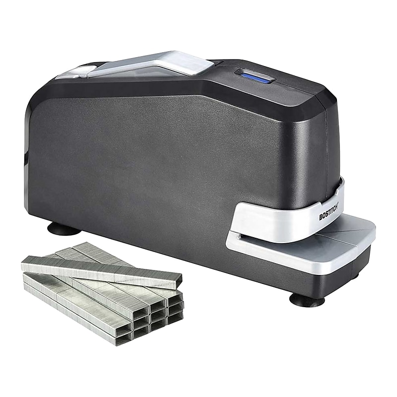 Bostitch Impulse 30 Value Kit Heavy Duty Electric Desktop Stapler, 30-Sheet Capacity, Staples Included, Black (02638) image 1