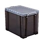Really Useful Box 20.07 Quart Storage Box with Latching Lid, Plastic, Transparent Smoke (19TSMK)~#|#~sp59055917_sc7
