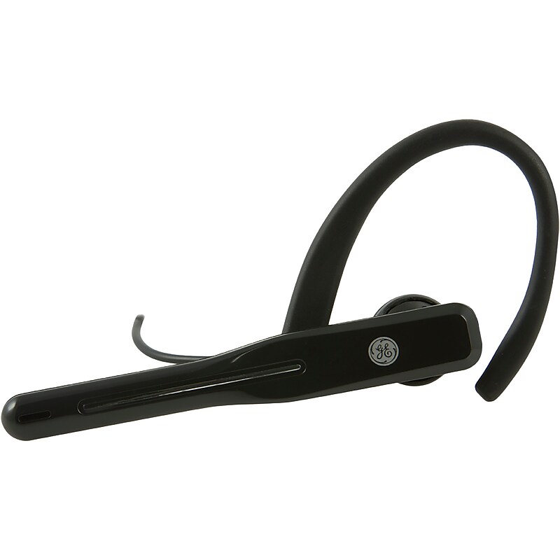 GE Noise Canceling Mono Hands-Free Earset, Over-the-Ear, Black (98941) image 1