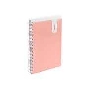 Poppin Pocket Notebook, 5.75" x 8", College Ruled, 80 Sheets, Blush (105198)