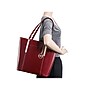 McKlein Deva Genuine Leather Tote Bag, Red (97736)~#|#~sp59056764_sc7