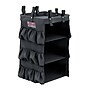 Suncast Commercial House Keeping 3 Sided Cleaning Cart Hanging Bag, Black Polyethylene (HKCBAG03D)~#|#~sp5908199_sc7