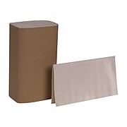 Georgia-Pacific Blue Basic Recycled Single-Fold Paper Towel by GP PRO, 1-Ply, Brown, 250 Towels/Pack, 16 Packs/Carton (23504)