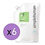 simplehuman Hand Soap Refill, Cucumber, 34 fl oz., 6/Carton (CT1020)~#|#~sp59283433_sc7