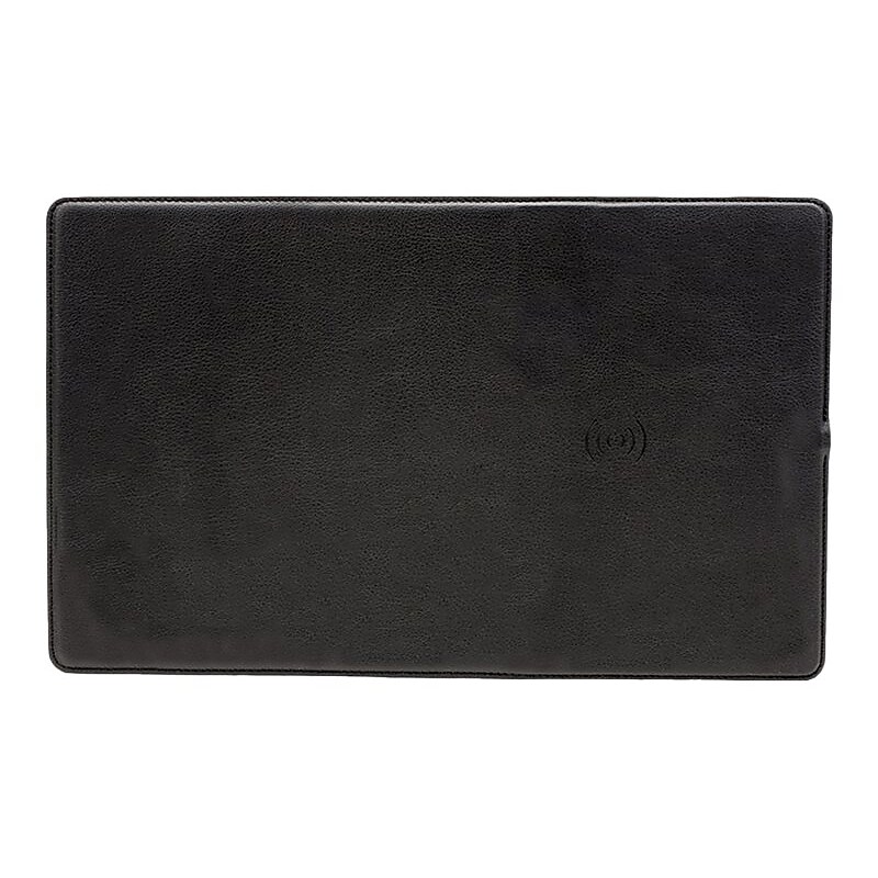 M-Edge PowerPad 5-Watt Charging Gel Non-Skid Mouse Pad, Black (CH-MP-PU-B) image 1