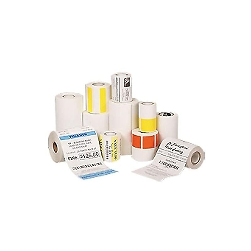 Zebra Technologies Z-Select 4000D Thermal Transfer Labels, 4" x 2.25", Bright White, 700/Roll, 12 Rolls/Pack (10015343) image 1