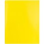 JAM Paper POP 2-Pocket Plastic Folders with Fastener, Yellow, 96/Pack (382ECYE)~#|#~sp59510330_sc7