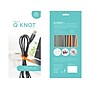 UT Wire Q Knot Plus Cable Ties, Orange/Blue/Gray, 24/Pack (UTW-QP24-02)~#|#~sp59579092_sc7
