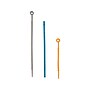 UT Wire Q Knot Plus Cable Ties, Orange/Blue/Gray, 24/Pack (UTW-QP24-02)~#|#~sp59579093_sc7