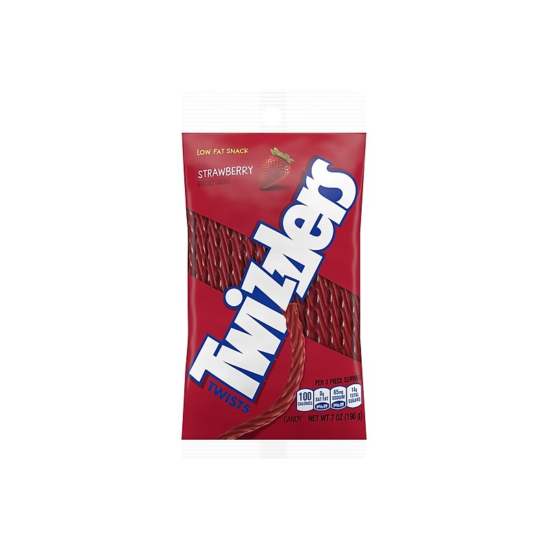 Twizzlers Strawberry Twists Licorice, 7 oz (TWZ12) image 1