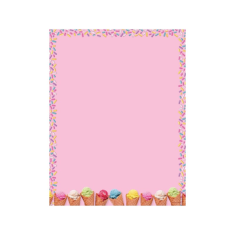 Great Papers! Scoops Everyday Letterhead, Multicolor, 80/Pack (2019072) image 1