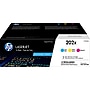 HP 202X Cyan/Magenta/Yellow High Yield Toner Cartridge, 3/Pack (CF500XM)~#|#~sp59580841_sc7