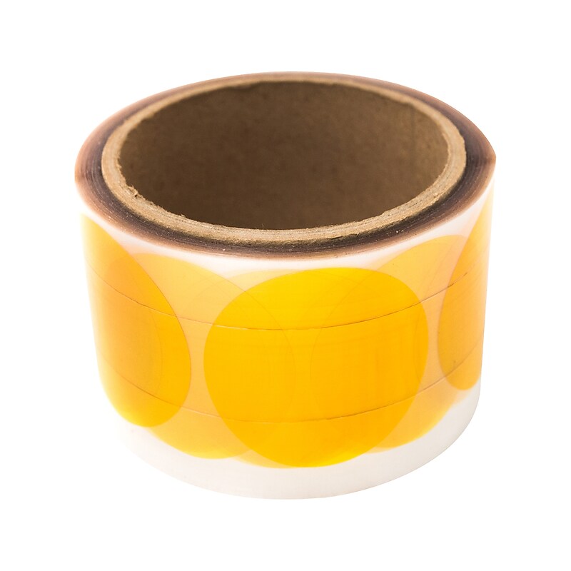 Bertech Masking Disks, 2"Dia, Amber, 250/Roll (PPD-2) image 1