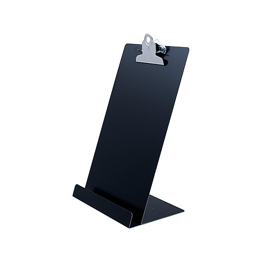 Saunders Aluminum Clipboard/Tablet Stand, Memo Size, Black (22530