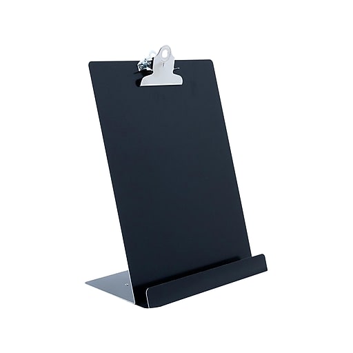Saunders Recycled Aluminum Clipboard/Tablet Stand, Letter Size, Black