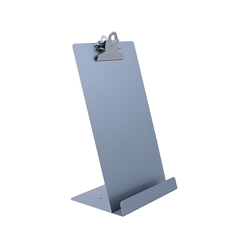 Saunders Aluminum Clipboard/Tablet Stand, Memo Size, Silver (22529
