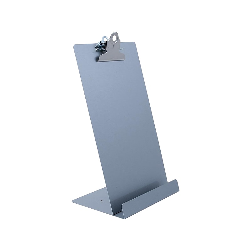 Saunders Aluminum Clipboard/Tablet Stand, Memo Size, Silver (22529) image 1