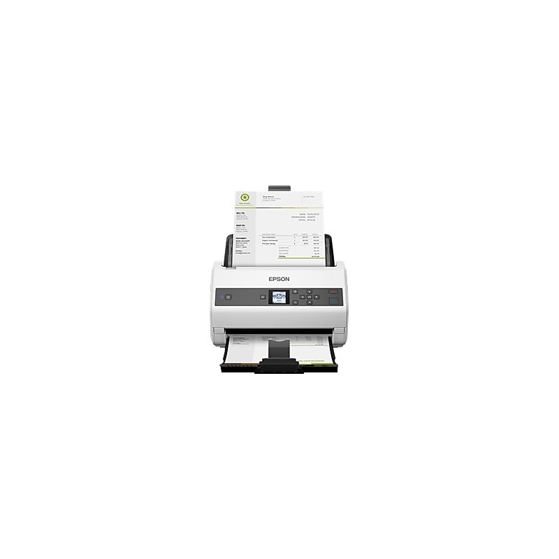 Epson WorkForce DS-870 B11B250201 Desktop Scanner, White/Black image 1