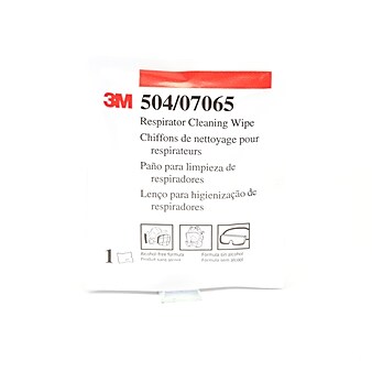 3M™ Respirator Cleaning Wipes 504, 100/Box