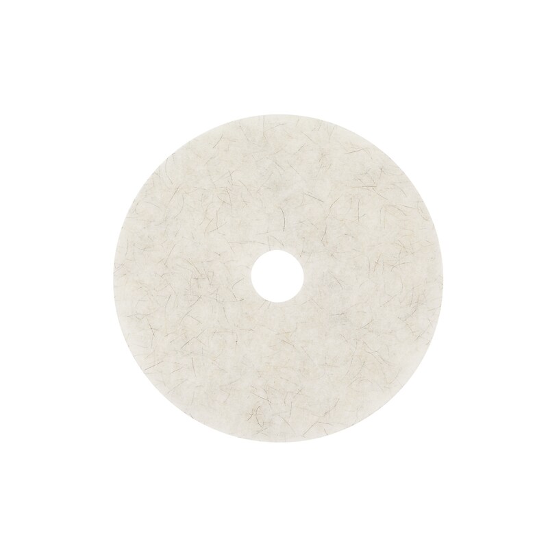 3M 24" Burnish Floor Pad, White, 5/Carton (3300-24) image 1