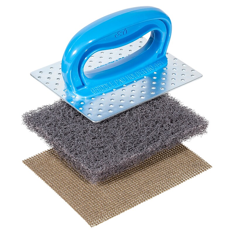 Scotch-Brite™ Griddle Polishing Pad 46, 4" x 5.25", 20/Box, 3 Box/Case (46) image 1