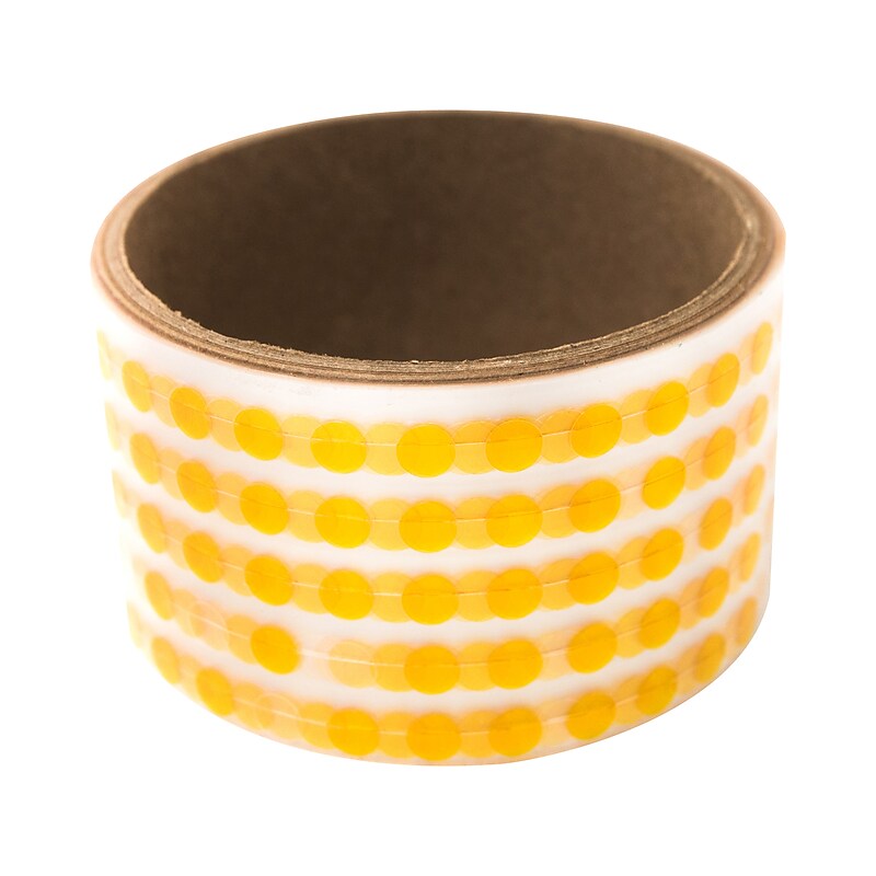 Bertech Masking Disks, 0.25"Dia, Amber, 500/Roll (PPD-1/4) image 1