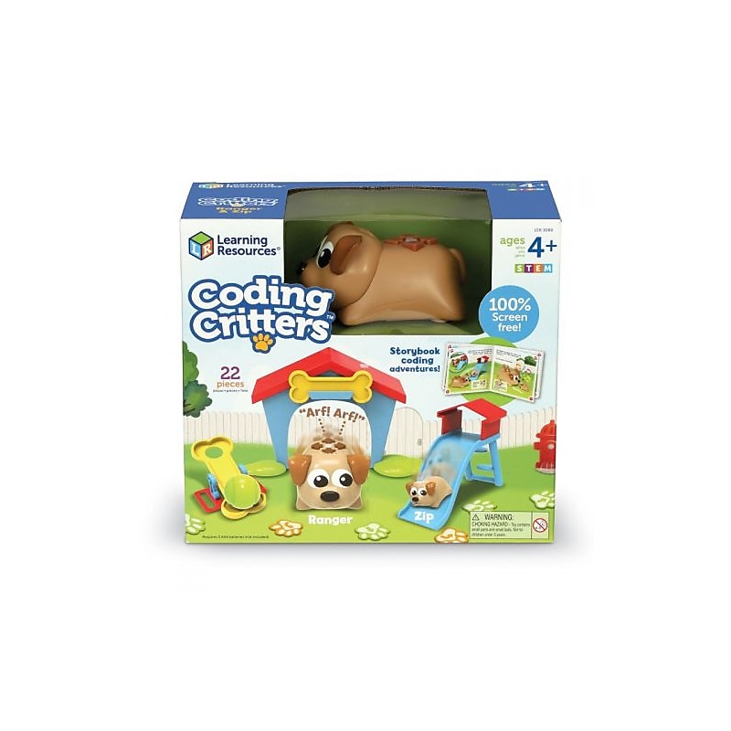 Learning Resources Coding Critters Ranger & Zip, 22 Pieces/Set (LER3080) image 1
