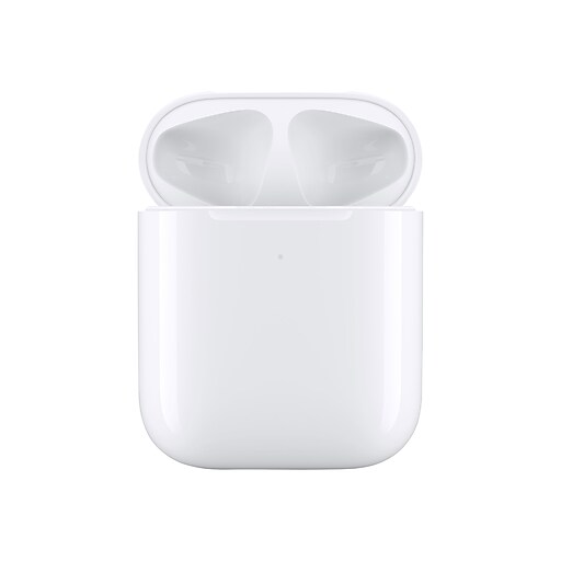 Tyggegummi Havbrasme Resultat Apple Wireless Charging Case for Airpods, White (MR8U2AM/A) | Staples