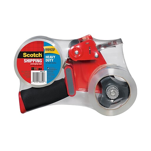 Scotch Heavy Duty Shipping Packing Tape, 1.88" x 54.6 yds, Clear, 2