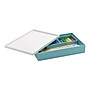 Poppin Medium Storage Tray, 6.75" x 9.75" Size, Aqua (100240)~#|#~sp59992328_sc7