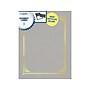 Geographics Classic Linen Certificate Holders, 8.5" x 11", Gray/Gold, 6/Pack (49323)~#|#~sp59992454_sc7