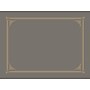 Geographics Classic Linen Certificate Holders, 8.5" x 11", Gray/Gold, 6/Pack (49323)~#|#~sp59992455_sc7