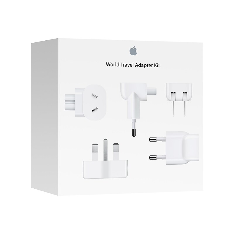 Apple A/C Adapter Kit for iPhone/iPad/iPod Touch, White (MD837AM/A) image 1
