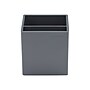 Poppin 2-Compartment ABS Plastic Pen Cup, Dark Gray (102703)~#|#~sp59997451_sc7