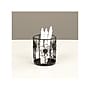 Design Ideas Doodles 1-Compartment Steel Pen Cup, Black (993104604)~#|#~sp59997484_sc7
