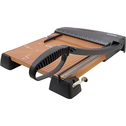XACTO Heavy Duty 12" Guillotine Paper Trimmer, Gray/Brown (26312LMR