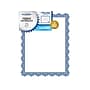 Geographics Optima Recycled Certificate Colored Paper, 24 lbs., 8.5" x 11", Blue, 25/Pack (40725S)~#|#~sp59997844_sc7