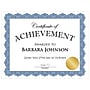 Geographics Optima Recycled Certificate Colored Paper, 24 lbs., 8.5" x 11", Blue, 25/Pack (40725S)~#|#~sp59997846_sc7