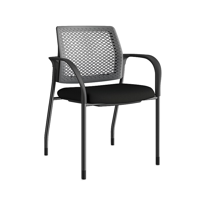HON Ignition 2.0 Fabric Banquet/Reception Chair, Black/Charcoal (HONIS108RCU10) image 1