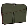 McKleinUSA N Series CRESCENT Nylon Laptop Sleeve for 14" Laptops, Green (18331)~#|#~sp60063464_sc7