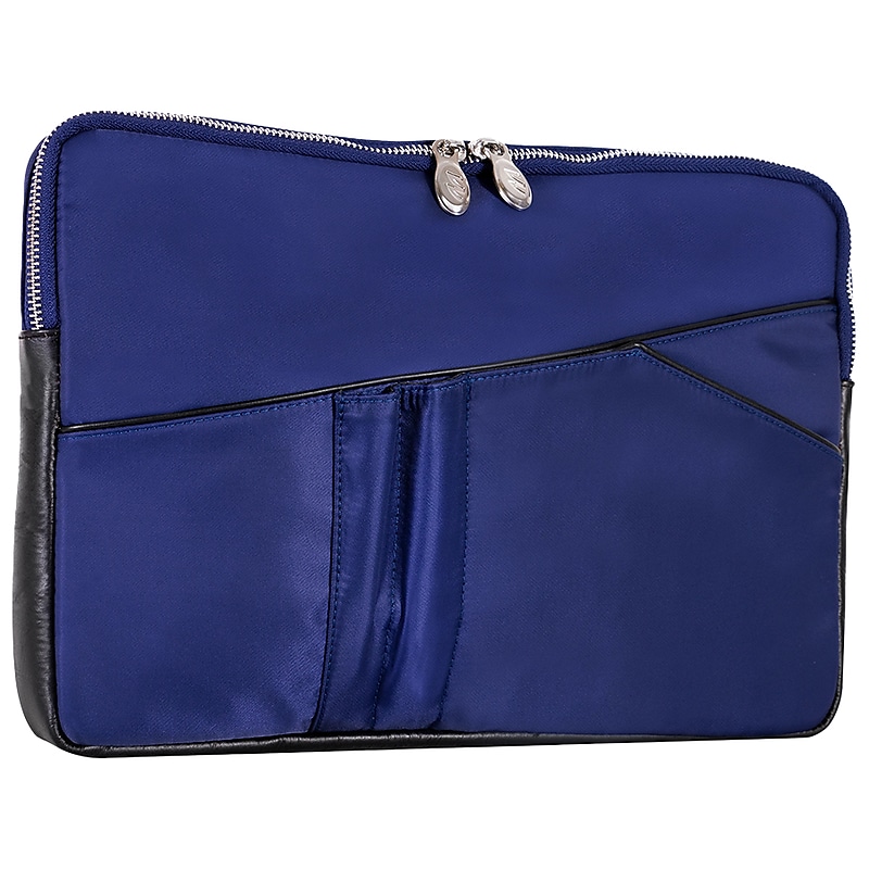 McKleinUSA N Series CRESCENT Nylon Laptop Sleeve for 14" Laptops, Navy (18337) image 1