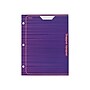 Mead Trapper Keeper Paper 3-Hole Punched 2-Pocket Portfolio Folder, Assorted Colors (33100)~#|#~sp60200282_sc7