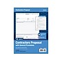 Adams 3-Part Carbonless Contractor Proposal Forms, 8.5" x 11.44", 50 Sets/Book (NC3819)~#|#~sp60200303_sc7