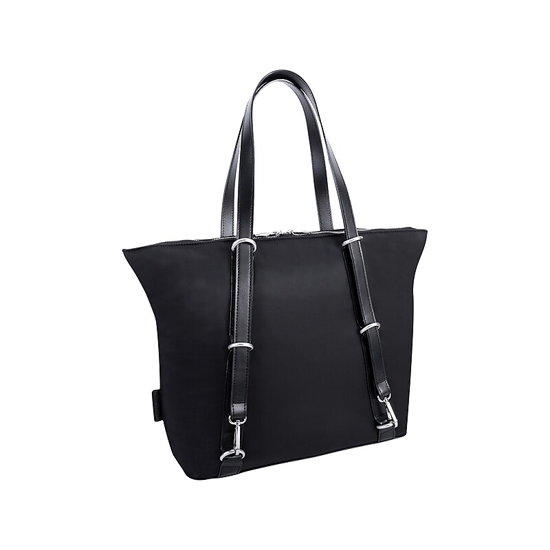 McKlein N Series DYLAN Nylon Convertible Backpack Tote, Medium, Black (18485) image 1
