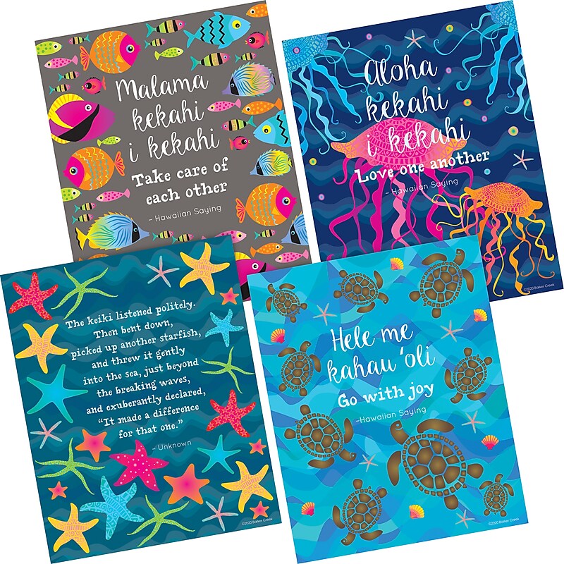 Barker Creek Kai Ola Art Print Set, Multi-Design, 4 per set (BC3109) image 1