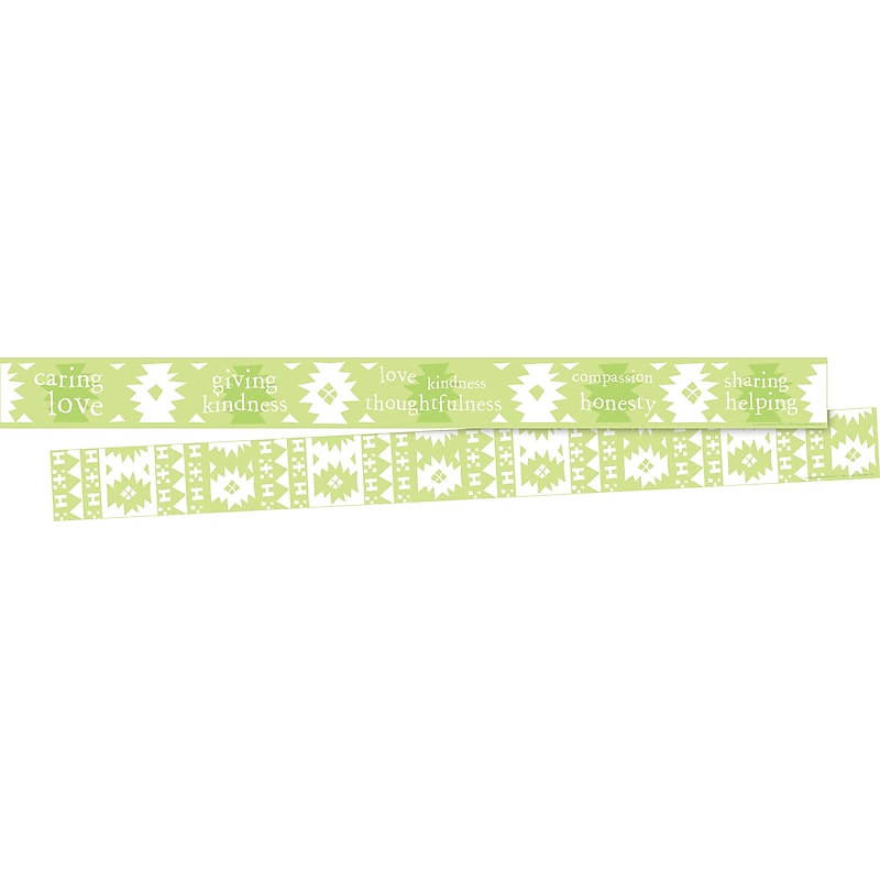 Barker Creek Double-Sided Border, 35" x 3", Thoughtfulness, 24/Pack (BC4006) image 1