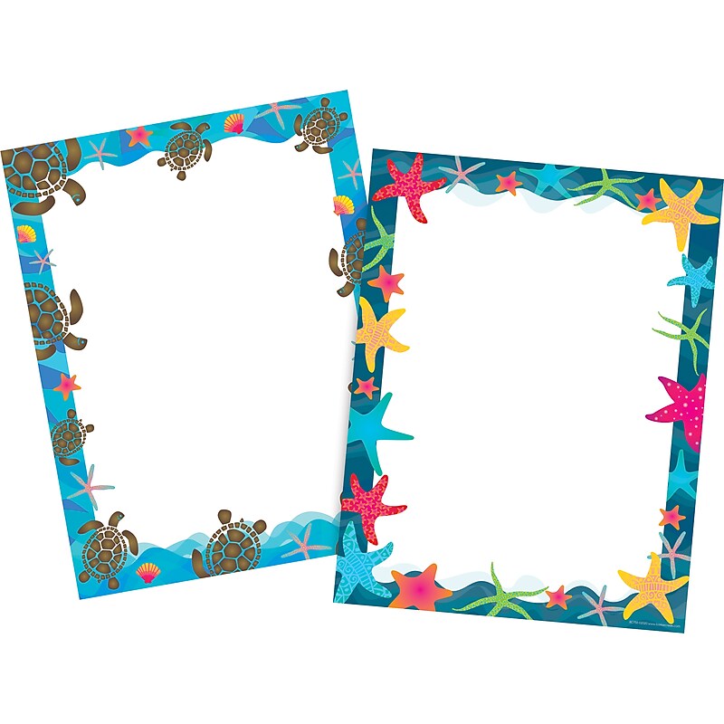 Barker Creek Kai Ola Computer Paper, 8.5" x 11", 60 lbs., Multicolored, 100 Sheets/Pack (BC4013) image 1