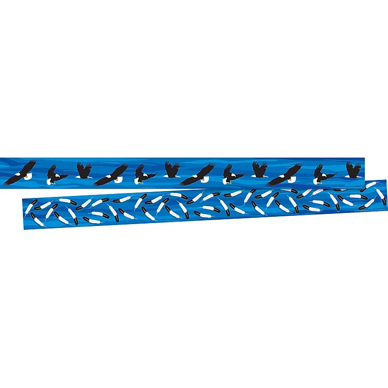 Barker Creek Double-Sided Border, 35" x 3", Sea & Sky Eagles, 24/Pack (BC4015) image 1