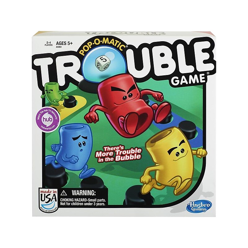 Hasbro Pop-O-Matic Trouble Game Board Game (A50640790) image 1